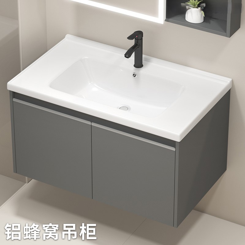 lavabo de abeja de baño gabinete de lavabo de cerámica combinado lavabo de lavabo de pequeño tipo de casa lavabo de mano balcón