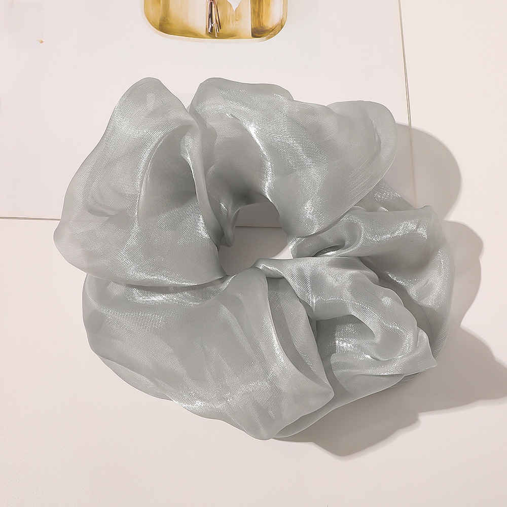 Qiyue super grande filato di seta brillante intestino crasso anello per capelli piccolo fresco corda per la testa organza cravatta per capelli anello per intestino crasso corda per capelli all'ingrosso_voghion.com