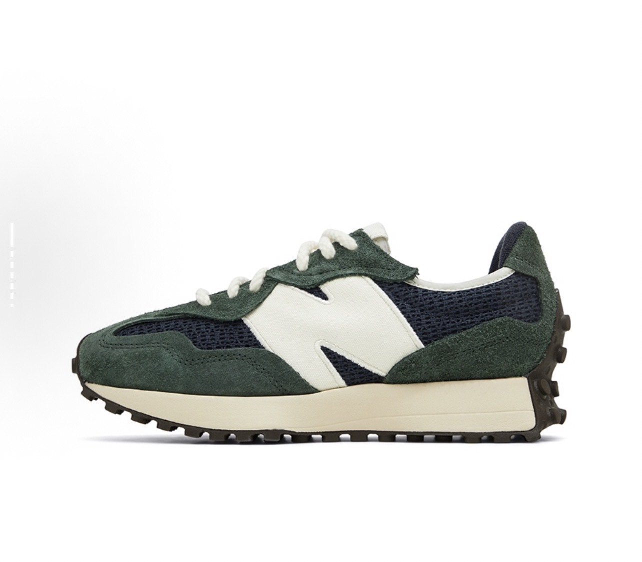 Putian Chunyuan nb327 Yuanzu gris negro samurai zapatos de hombre ligero de suela gruesa deportiva casual zapatos de mujer retro zapatos papá