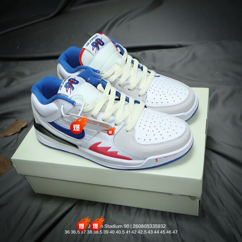 AJ Stadium 90s Stadium Unisex Low-Top Classic Cultural Casual Sports Basketball Sneakers