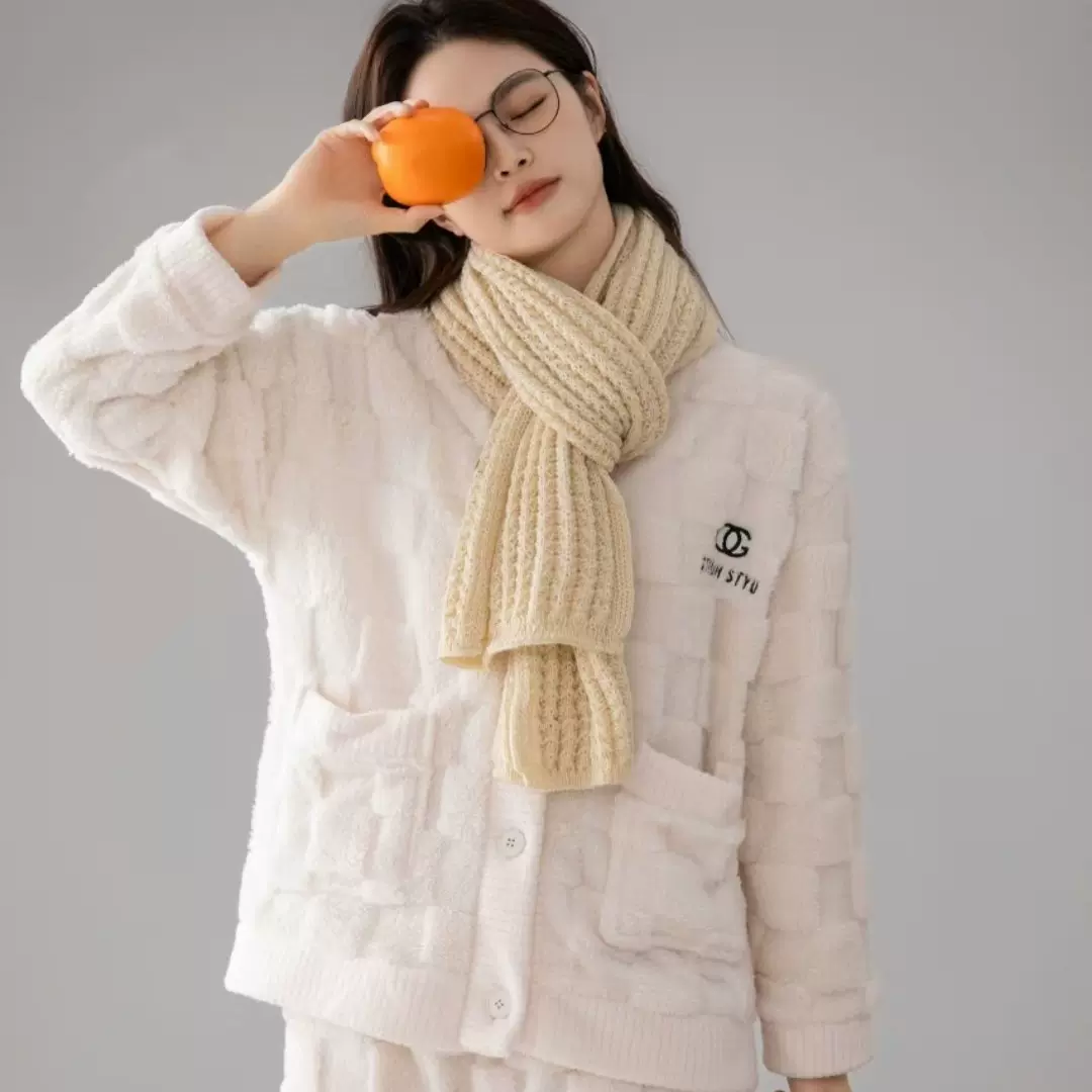 睡袍女秋冬加厚加绒珊瑚绒长款睡衣女2025年新款法兰绒家居服套装