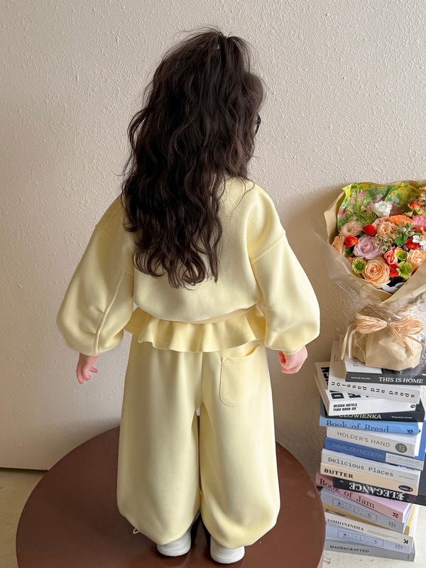 女童卫衣套装秋装2025新款儿童秋季运动卫裤洋气女孩春秋款两件套|undefined