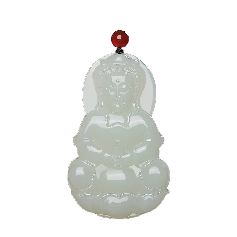 П pendant белый нефрит, чай Tieguanyin