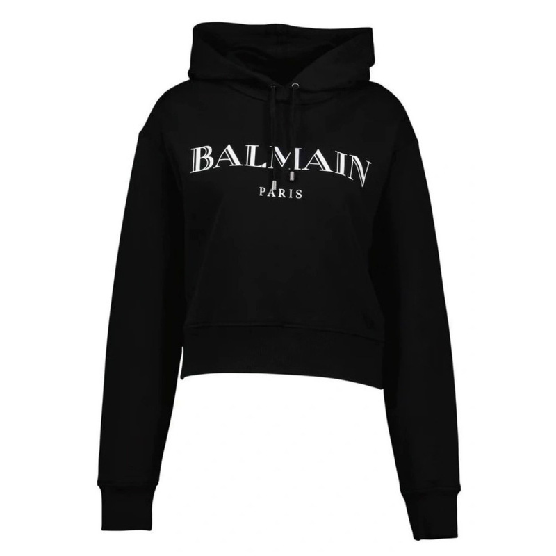Balmain/Balmain 26Th Autumn and Winter New Fashion Long-Sleeved Sweatshirt Men's Casual Loose Hoodie Balmain/Balmain 26Th Autumn and Winter New Fashion Long-Sleeved Sweatshirt Men's Casual Loose Hoodie