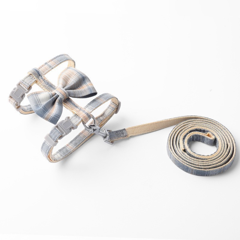 Kit de cuerda de tracción para gatos ajustable I-shaped cat chain correa de pecho para gatos para salir al por mayor artículos de mascotas especiales