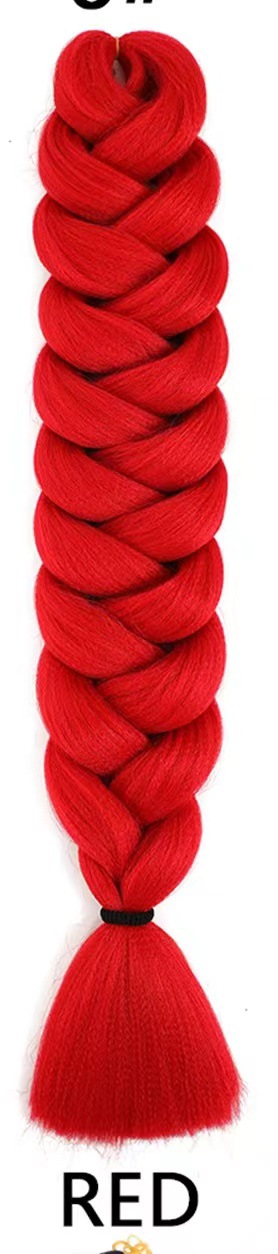 82 pulgadas Outre Xpression Braids gran pelucca de trenza africana negra pelucca de trenza sucia 165g