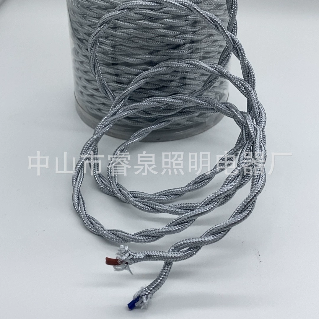 Woven lights, ceiling lamp, retro power cable, wholesale, handmade