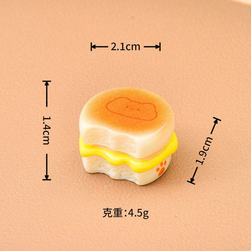 仿真微缩食玩面包卷千层酥树脂配件 娃娃屋diy装饰品桌面小摆件|undefined