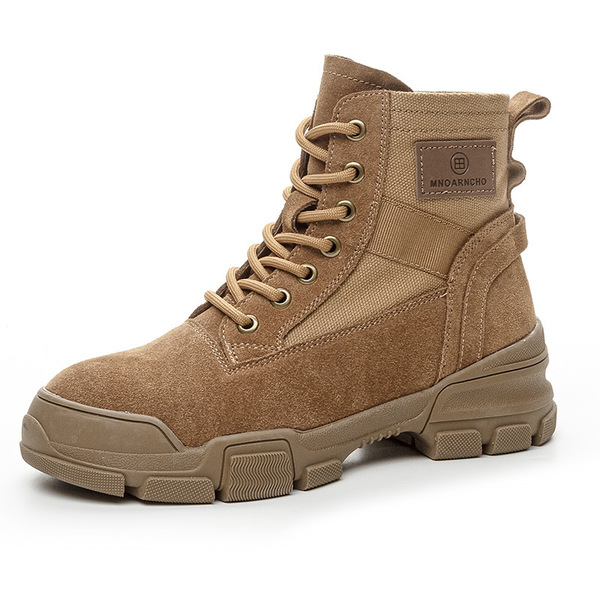 866-6 breathable outdoor camping work boots side zipper…