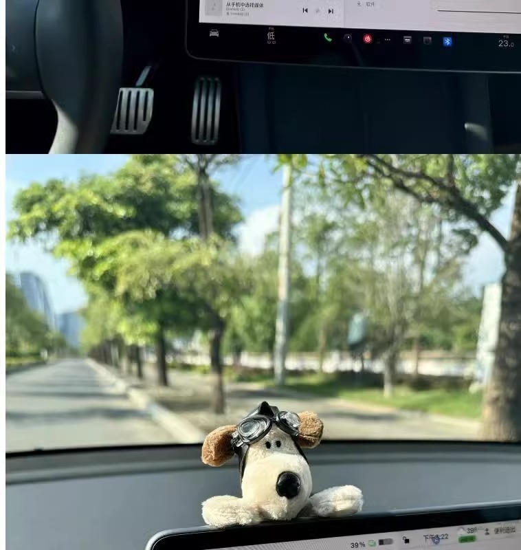 Car ornaments screen doll master dog car ornaments decoration central control screen cute ornaments decoration car supplies