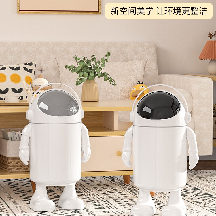 Cute Cartoon Ins Large-Capacity Trash Can for Home High-Looking Kidsren's Creative Simple Toilet Bedroom DIY Paper Basket