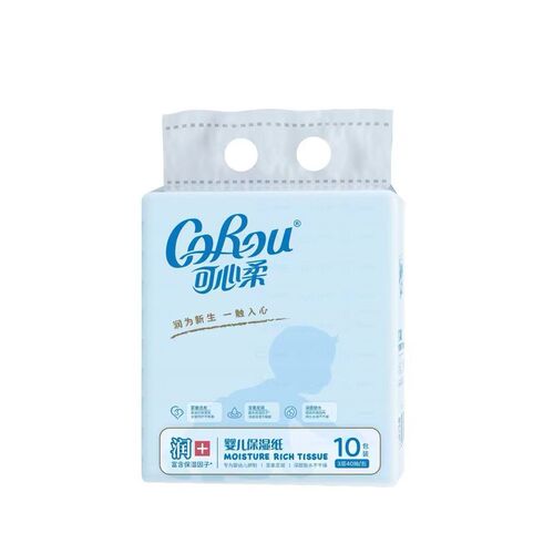 Heartfelt Gentle V9 Baby Soft Tissue Pads, 3 Layers, 40 Pads per Pack, Ultra Soft Facial Tissues for Babies, Moisturizing Tissues, Portable Packaging