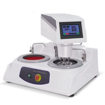 Полностью автоматическая металлографическая шлифовально-полировальная машина для шлифовки образцов, полировальная машина с двойным диском, металлографическая высокоскоростная шлифовальная машина с автоматическим сбросом частоты