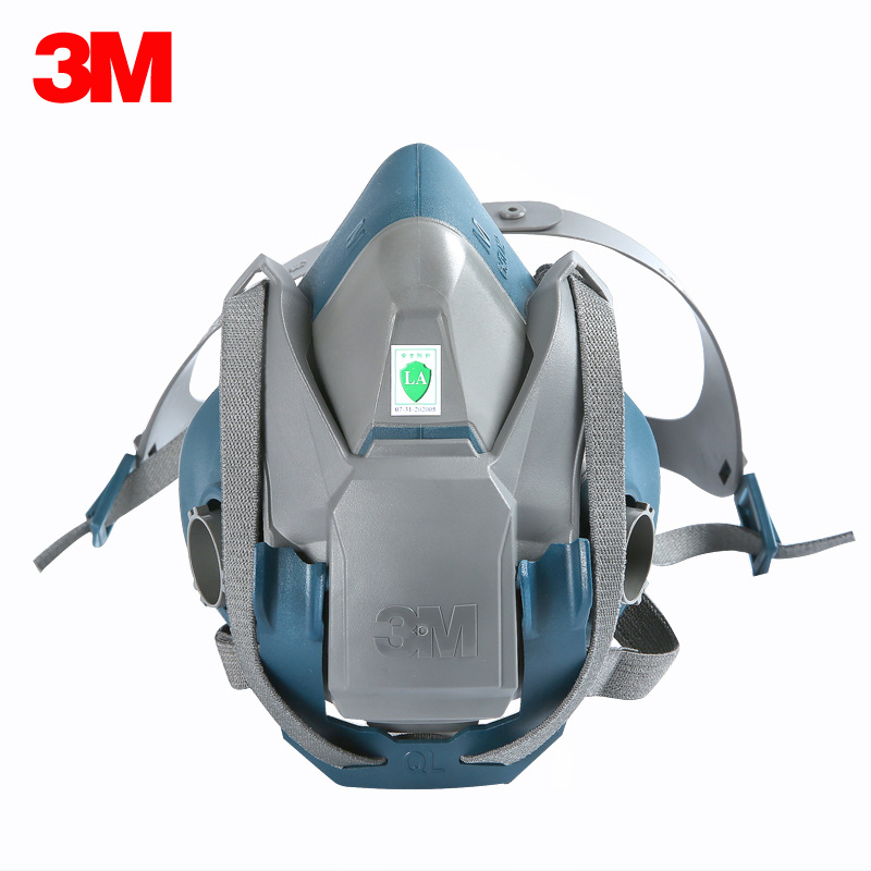 3M 6502滤棉防尘套装 防粉尘面罩 颗粒物劳保防护面罩