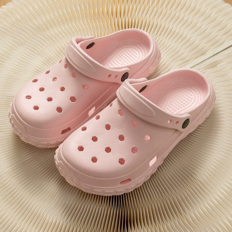 Туфли Crocs с толстой подошвой женские, новый внешний вид 2026 весна-лето EVA увеличенная противоскользящая обувь большого размера пары сандалий и тапочек для мужчин 5