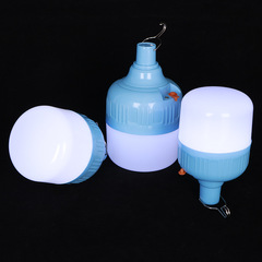 Outdoor tent lights, camping lights, household emergency lighting, stall lights, street stall lights, high-power LED rechargeable light bulbs