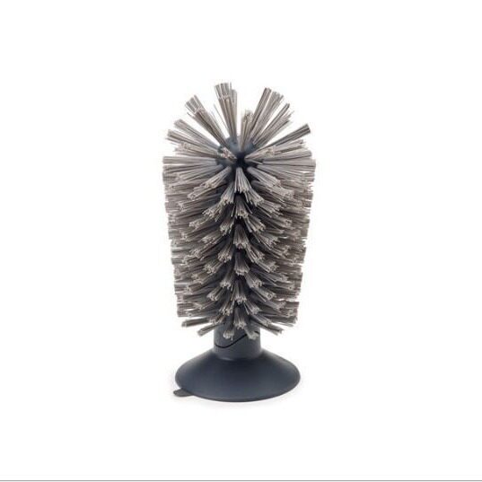 Glass Brush Kitchen Sink Suction Cup Cleaning Brush Goblet Red Wine Glass Vertical Suction Cup Brush