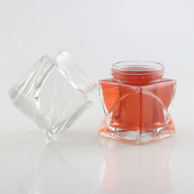 加厚100ml创意蜂蜜瓶喜蜜罐马口铁盖玻璃分装瓶 厂家批发