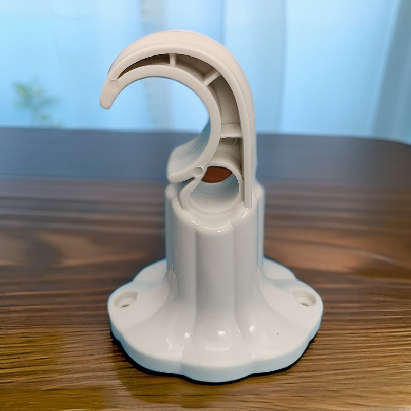 プラスチック製カーテンブラケットローマンポールベースカーテンブラケットトップマウントサイドマウントホルダーフックウォールコードブラケットホルダー|undefined