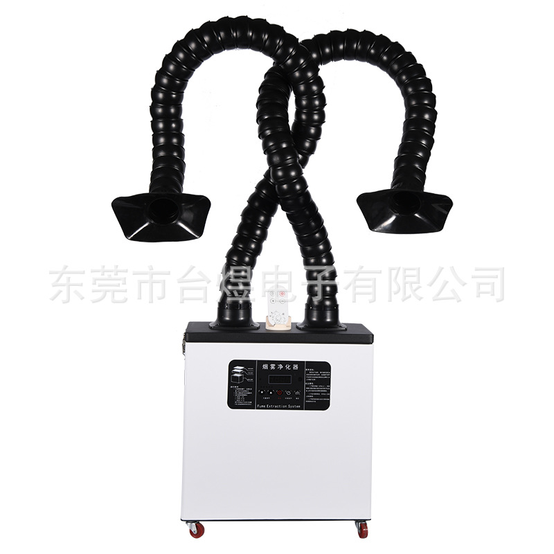 源头工厂优惠供应低噪音大吸力焊锡烟雾净化器