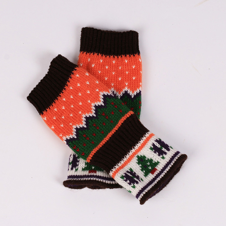 Mujeres Moda Árbol De Navidad Acrílico Guantes display picture 4