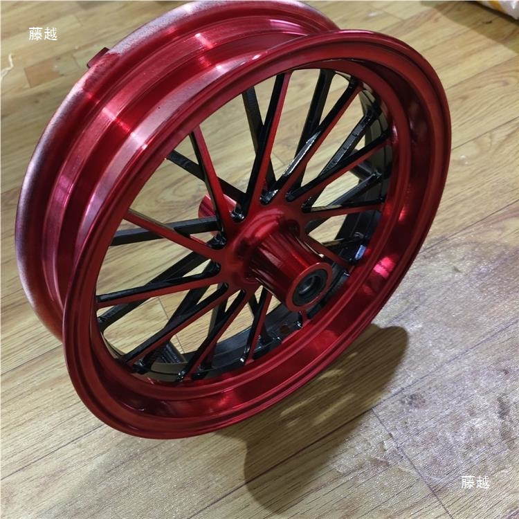 Electric Scooter Little Monkey M3 M5, Little Monster 12inch Full Brake Disc Front Hub Battle Third Generation Reverse Brake Steel Rim