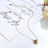 Small necklace, design universal brand accessory stainless steel, wholesale