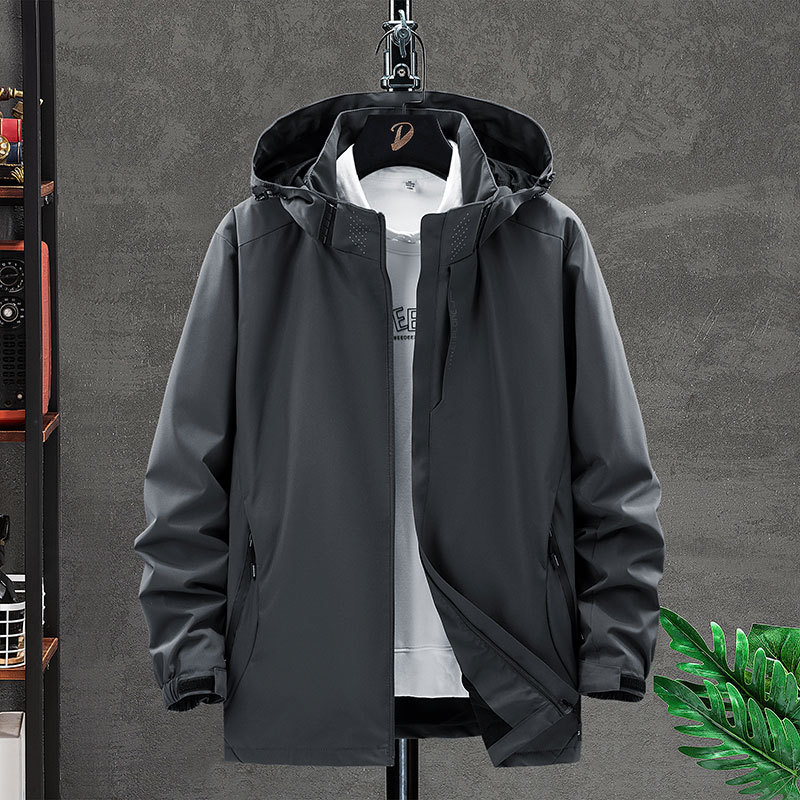 2025 Spring New Arrival Men's Hooded Windproof Waterproof Couple's Jacket Outdoor Mountaineering Suit Women's Single Layer Jacket 2025 Spring New Arrival Men's Hooded Windproof Waterproof Couple's Jacket Outdoor Mountaineering Suit Women's Single Layer Jacket
