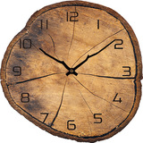 Огромная круглая трансграничная гостиная такта производителя простые молчаливые деревянные доски