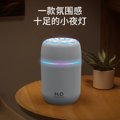 国境を越えた加湿器、USBスプレー、家庭用、寮、寝室、デスクトップ、静音、小型、雰囲気照明、静音設計