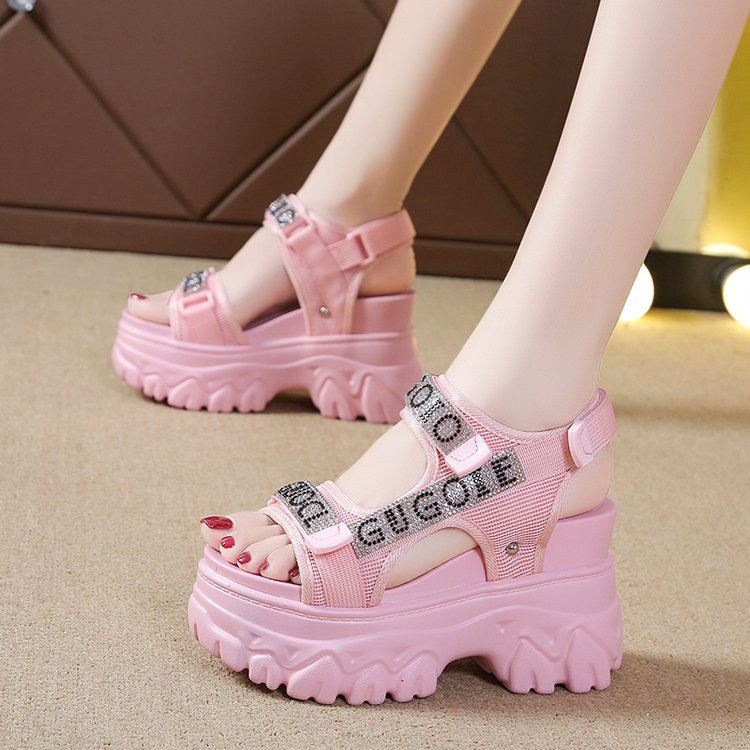 Summer non-slip women's sandals platform wedge heel