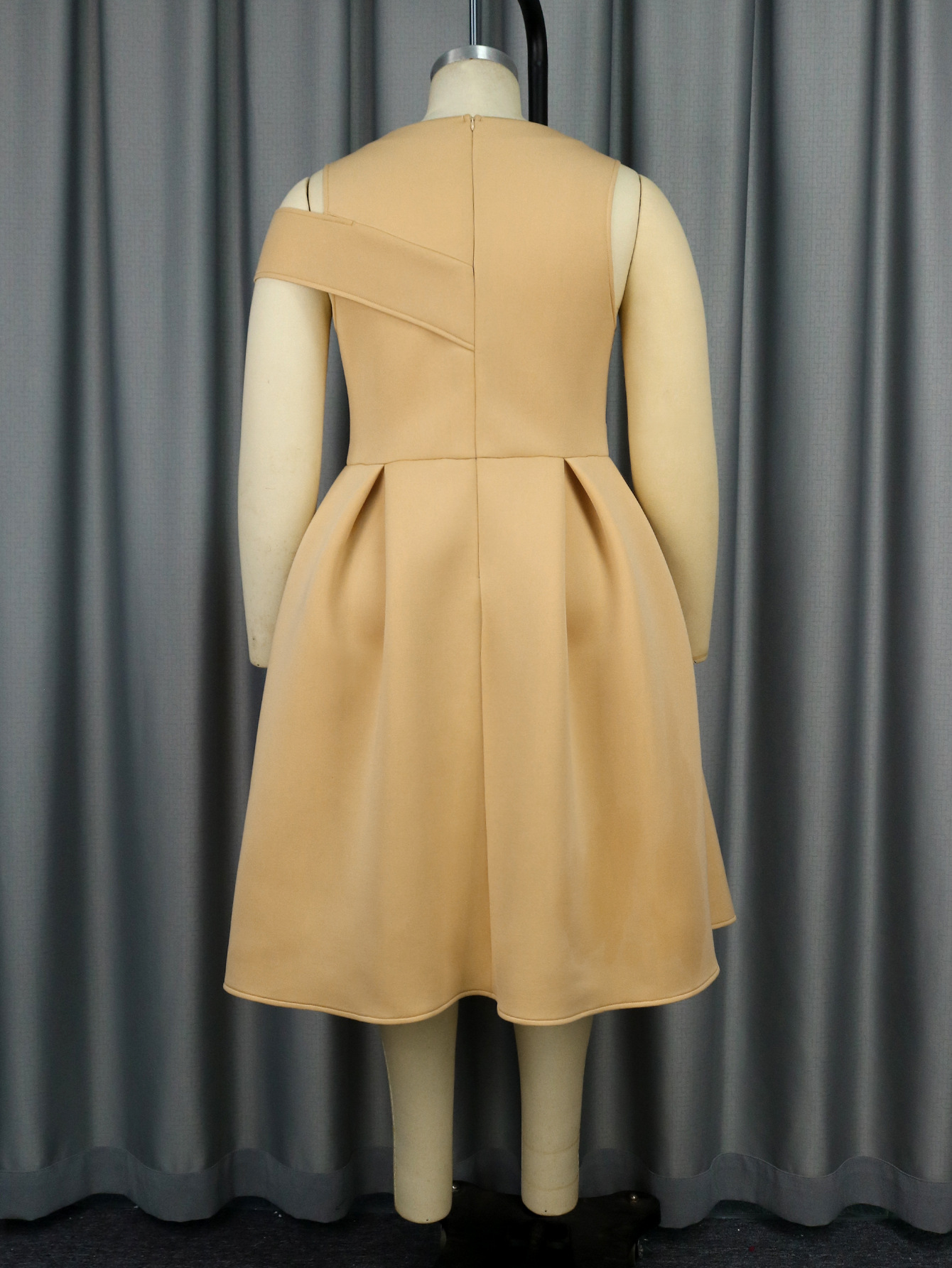 Women's Clothing Sexy sleeveless A line dress banquet party plus size graduation dress party dress_voghion.com