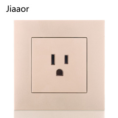 15A US-style socket panel, US standard power outlet, model 86, flush-mounted, Japanese-style three-hole American power outlet, US specification