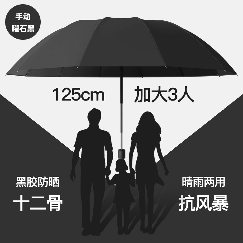 24本骨全自動折りたたみ傘、高級晴雨兼用日よけ・UVカット折りたたみ傘、男女兼用|undefined