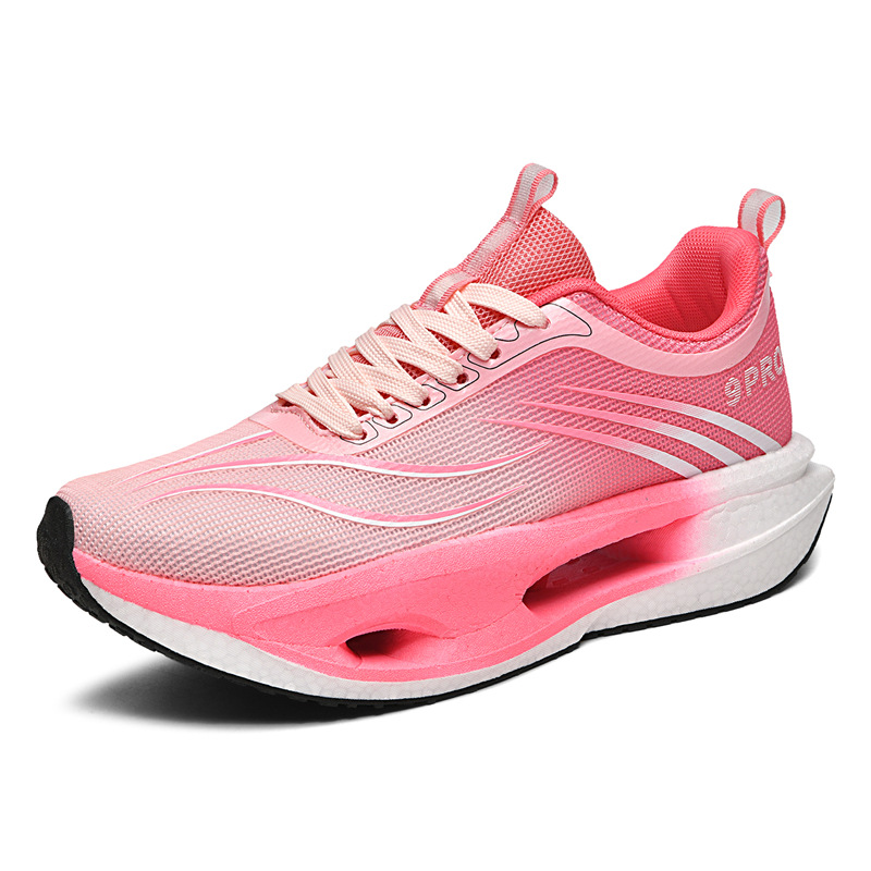 Zapatillas de corrida al aire libre de velocidad delgada de malla transpirable de par de pareja de 5u ligera amortiguación de baja altura