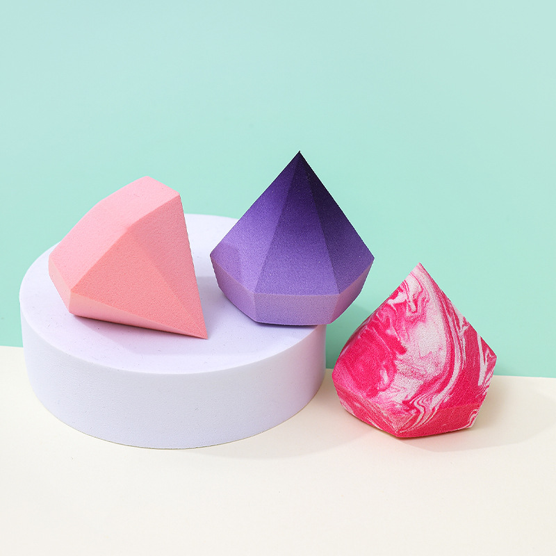 Fábrica personalizada de diamantes transfronterizos polvo de huevo de maquillaje huevo de maquillaje no látex esponja de maquillaje huevo herramientas de maquillaje