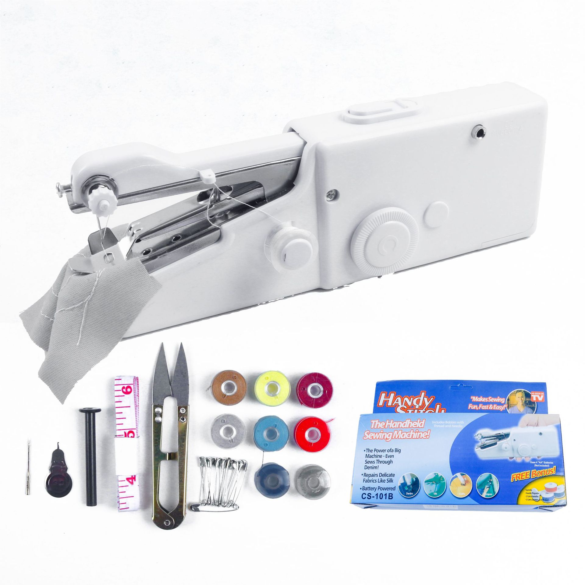 跨境手持便携式电动缝纫机迷你缝纫机TV热销产 handy stitch