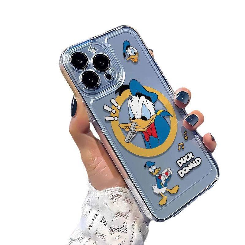 Apple,space iPhone 15, силиконовый милый матовый чехол для телефона, Дональд Дак, 15promax, 14/13/12