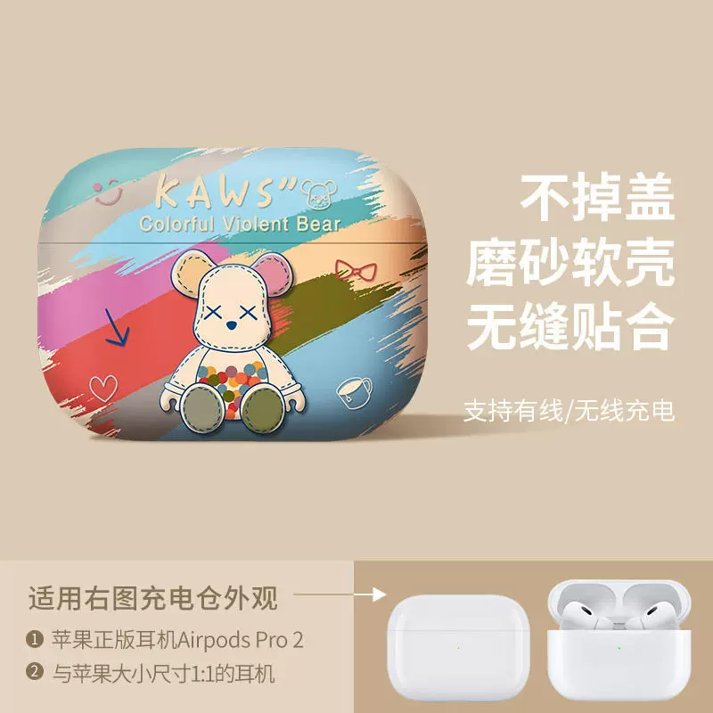 Защищающий корпус Apple, клубника, мультяшный милый совместимый защитный чехол, iPhone1, наушники, шкала 1:2, 2/3, bluetooth