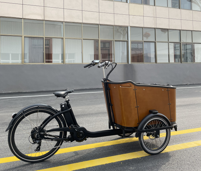 Cargo Freight Electric Power-Assisted Bicycle Reverse Riding Donkey Tricycle Mother and Child Car Pet Car Beijivehicle