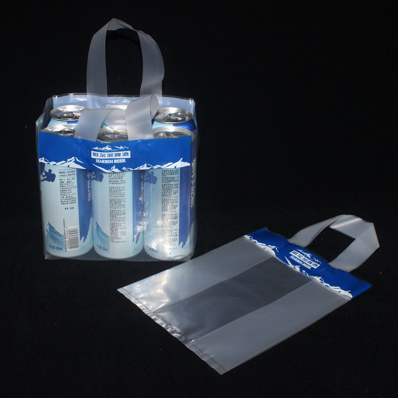 塑料购物袋啤酒饮料手提袋服装礼品袋 日杂百货购物袋 塑料提手袋