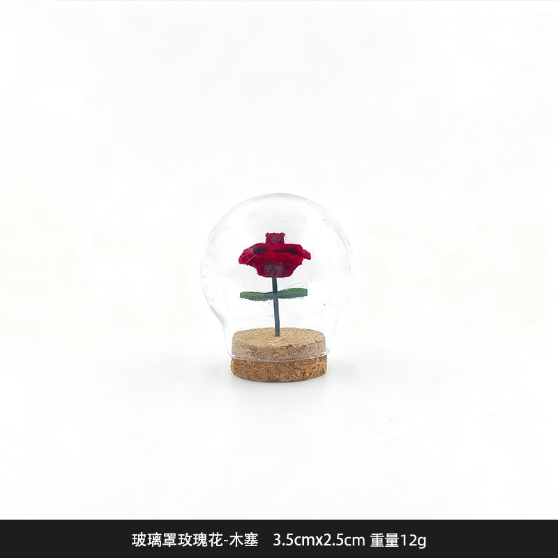 王子の小さい置物の狐のケーキdiyは永遠の花を飾って粒のデスクトップの車の樹脂のかわいい手の置物を萌えます。