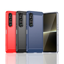 适用索尼1VI手机壳Xperia10VI保护套1VII软硅胶10VII拉丝防摔全包