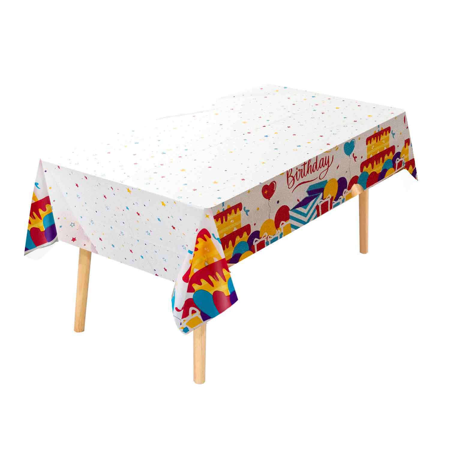 Nuevo mantel de pastel de cumpleaños