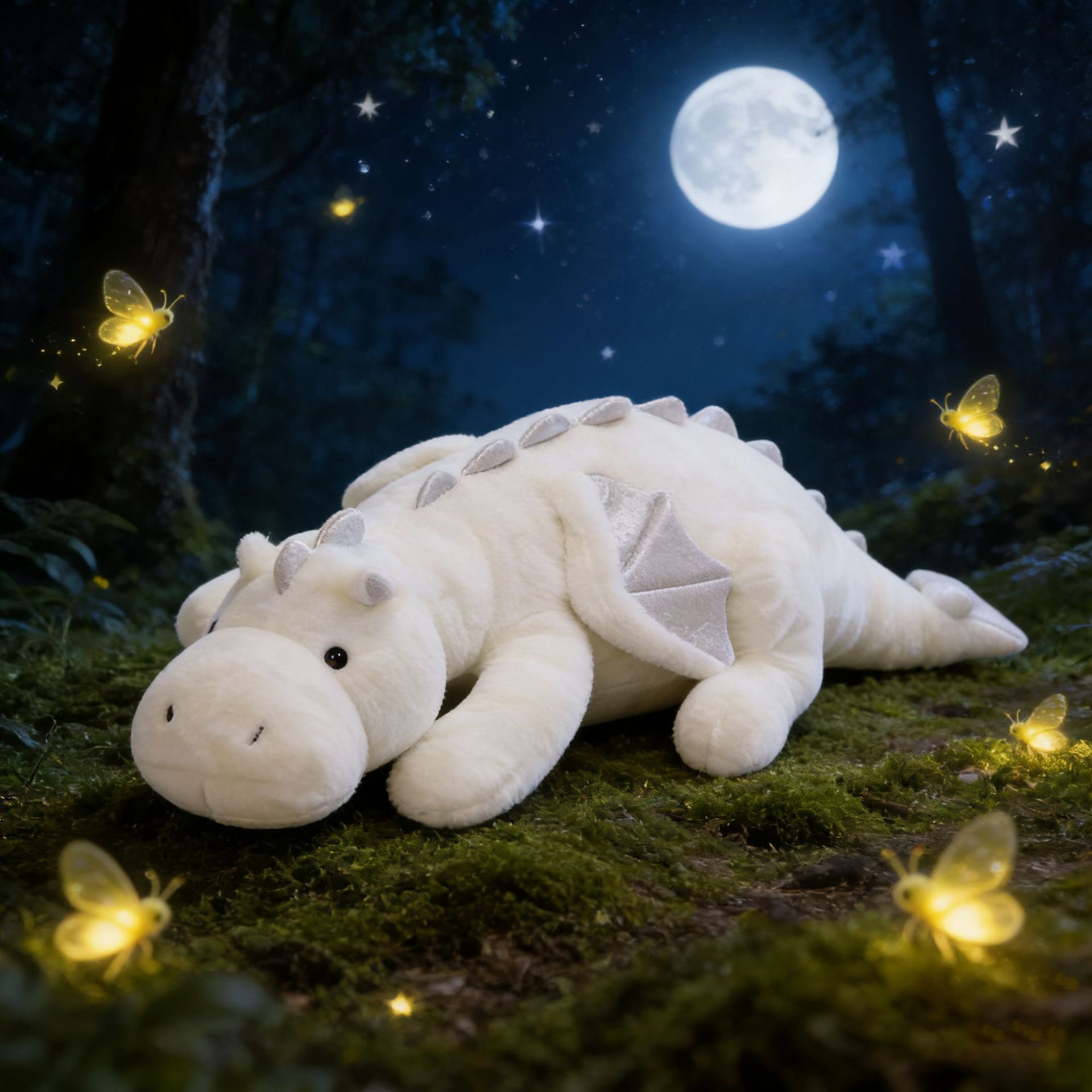 Lying Posture Small Flying Dragon Plush Toy Large Size Cute Soothing Doll Sleeping Pillow Cross-Border Doll Gift