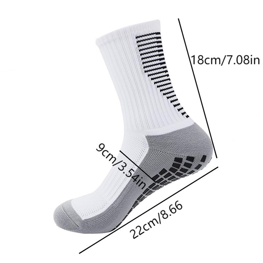 Professional non-slip football socks thick towel bottom in the tube dot men's and women's sports socks basketball socks_voghion.com