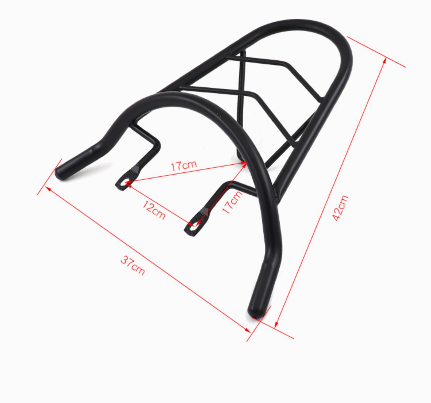 Little Turtle King Electric Car Rear Shelf Small Sheep Battery Car Refitted Tail Box Rack Backrest Bracket Rear Tail Rack Takeaway Rack