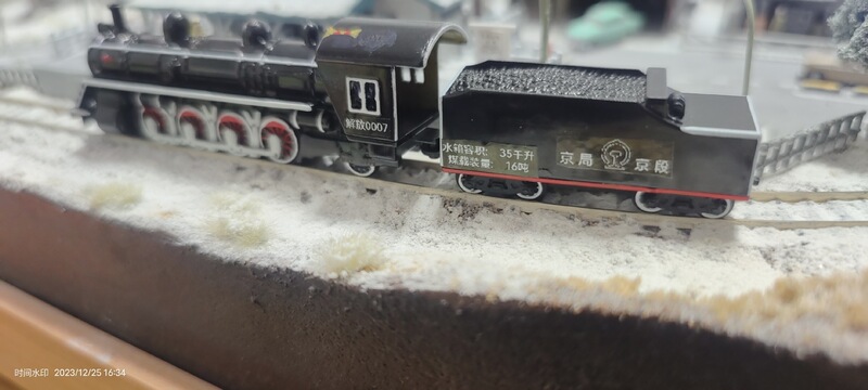 1:160N Scale Steam Locomotive Static/International Commuter Internal Combustion Train Model