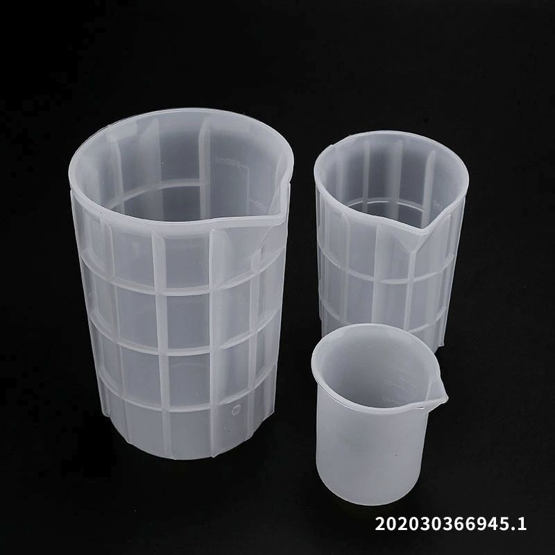 Silicone mold, measuring cup scaled, handmade, science and technology, 750 ml