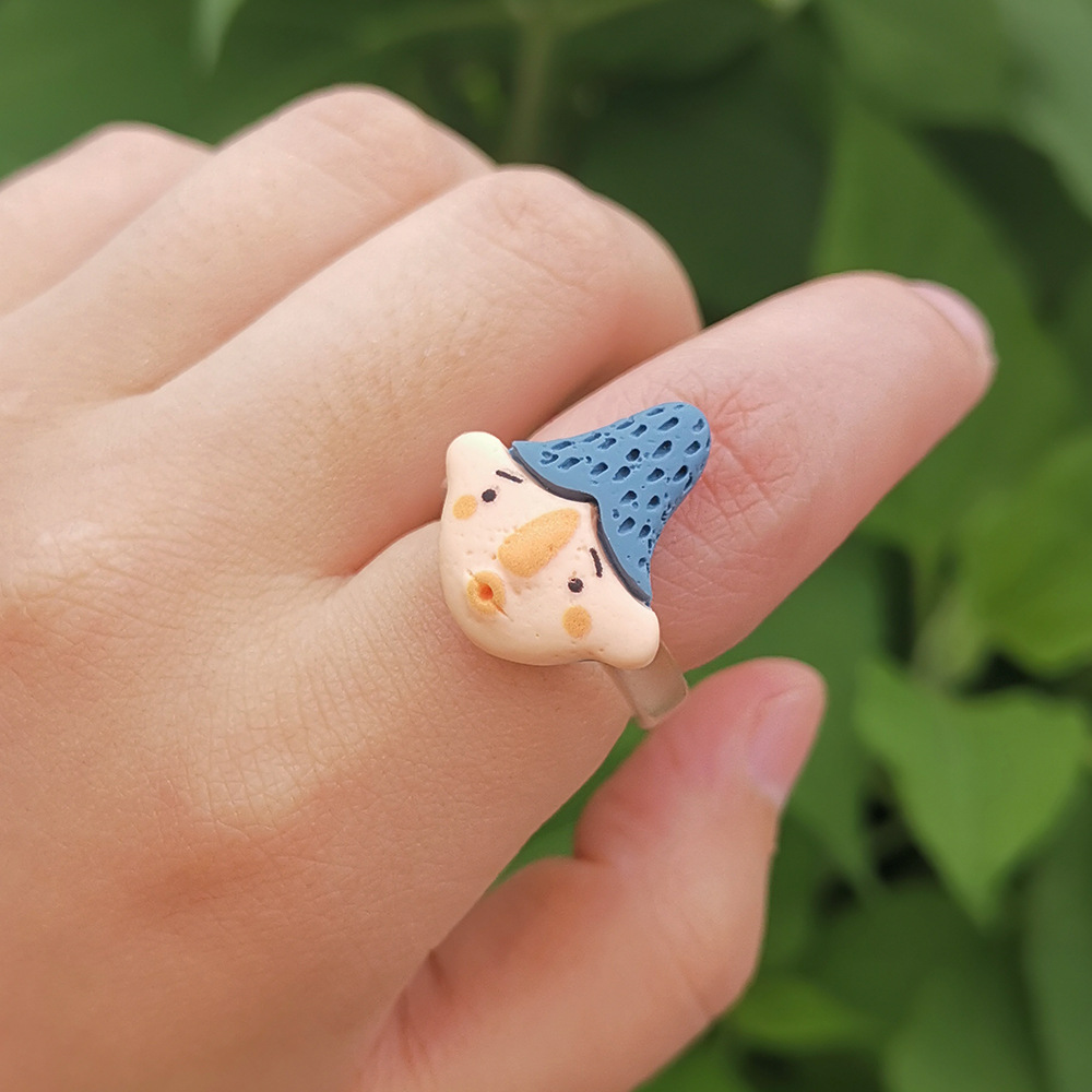 Wholesale Jewelry Cartoon Frog Animal Ring Nihaojewelry display picture 9